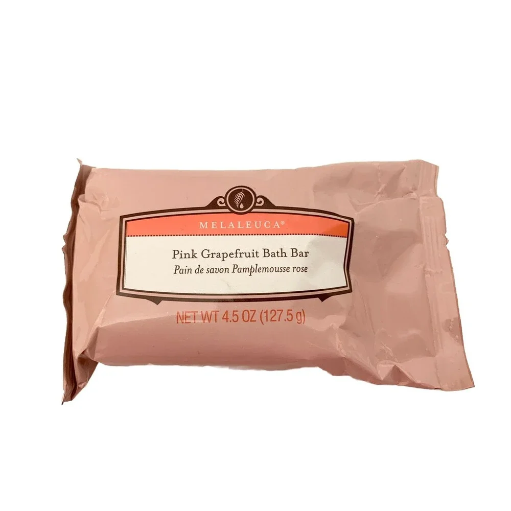 NEW Melaleuca Brand PINK GRAPEFRUIT Full Size Soap Bar 4.5 Oz SEALED TMP17
